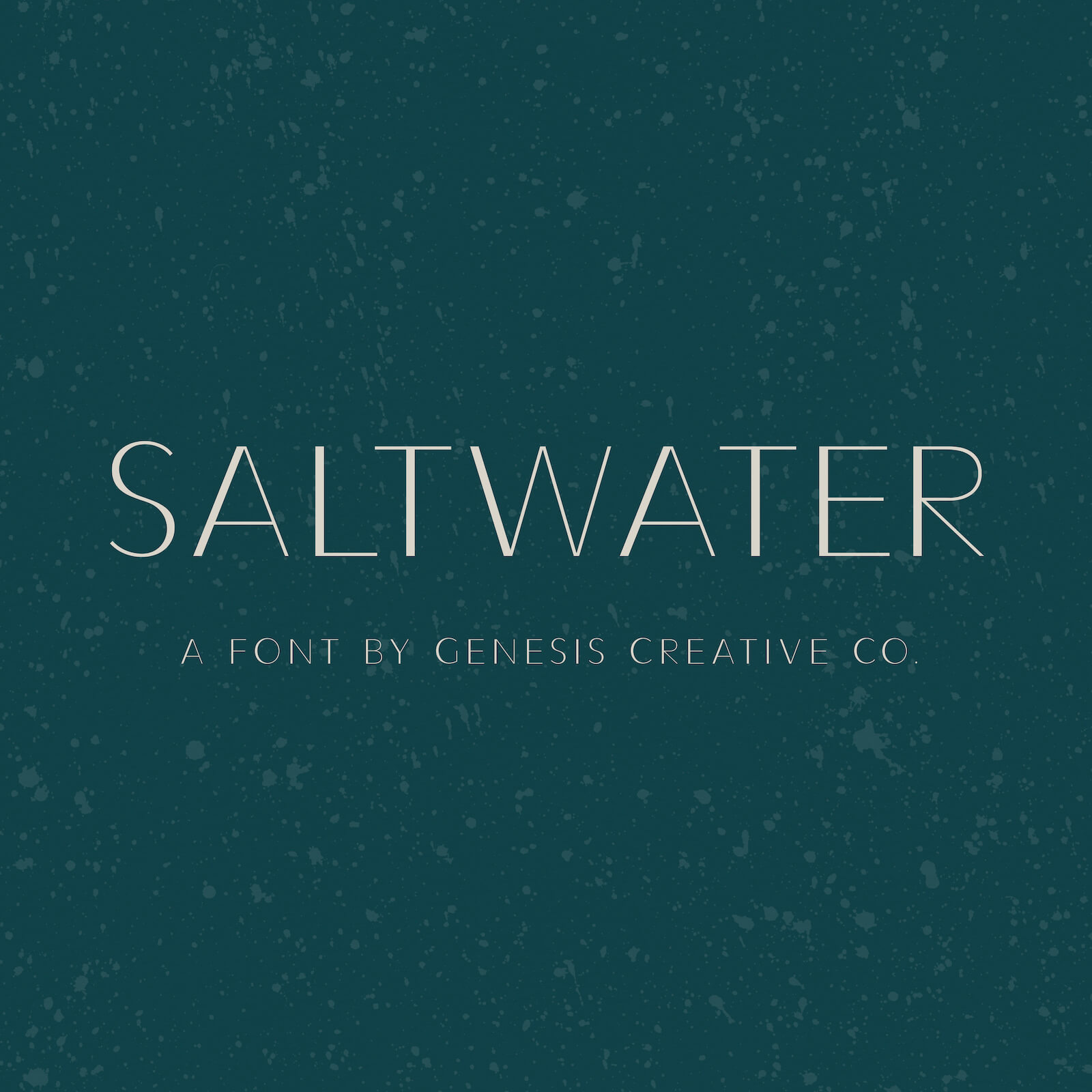Saltwater Font
